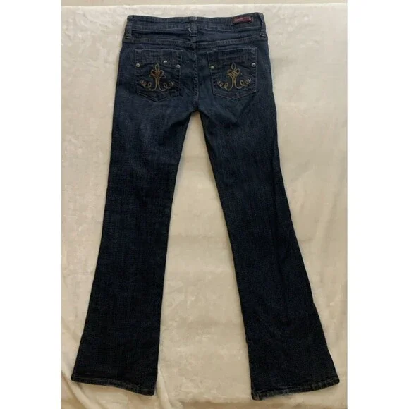 Underground Soul  jeans size 1 dark wash 26x30 Low Rise - Picture 2 of 7